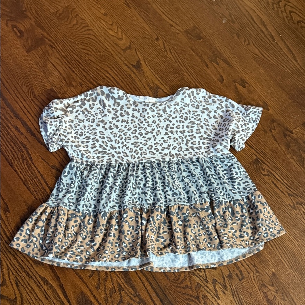 Leopard Print Women’s Print Top